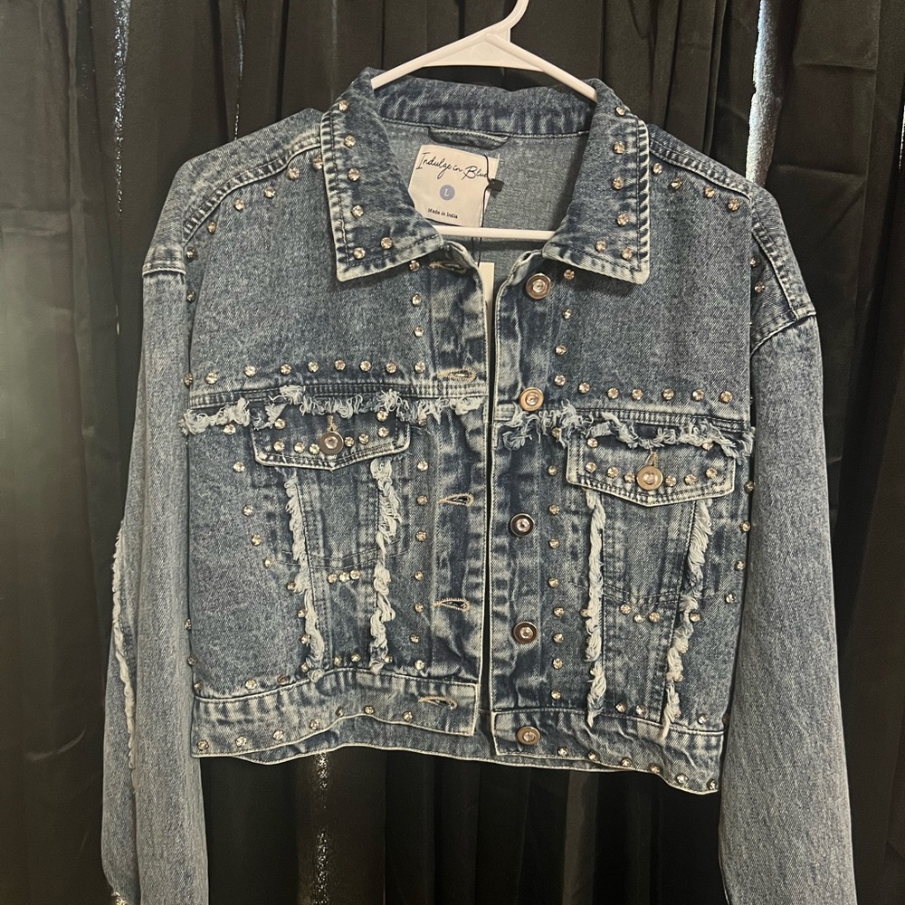 Studded Denim Jean Jacket